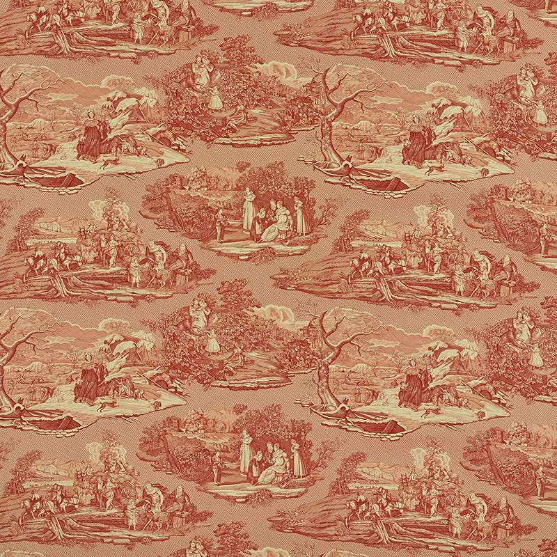 FOUR SEASONS TOILE | DOCUMENT RED