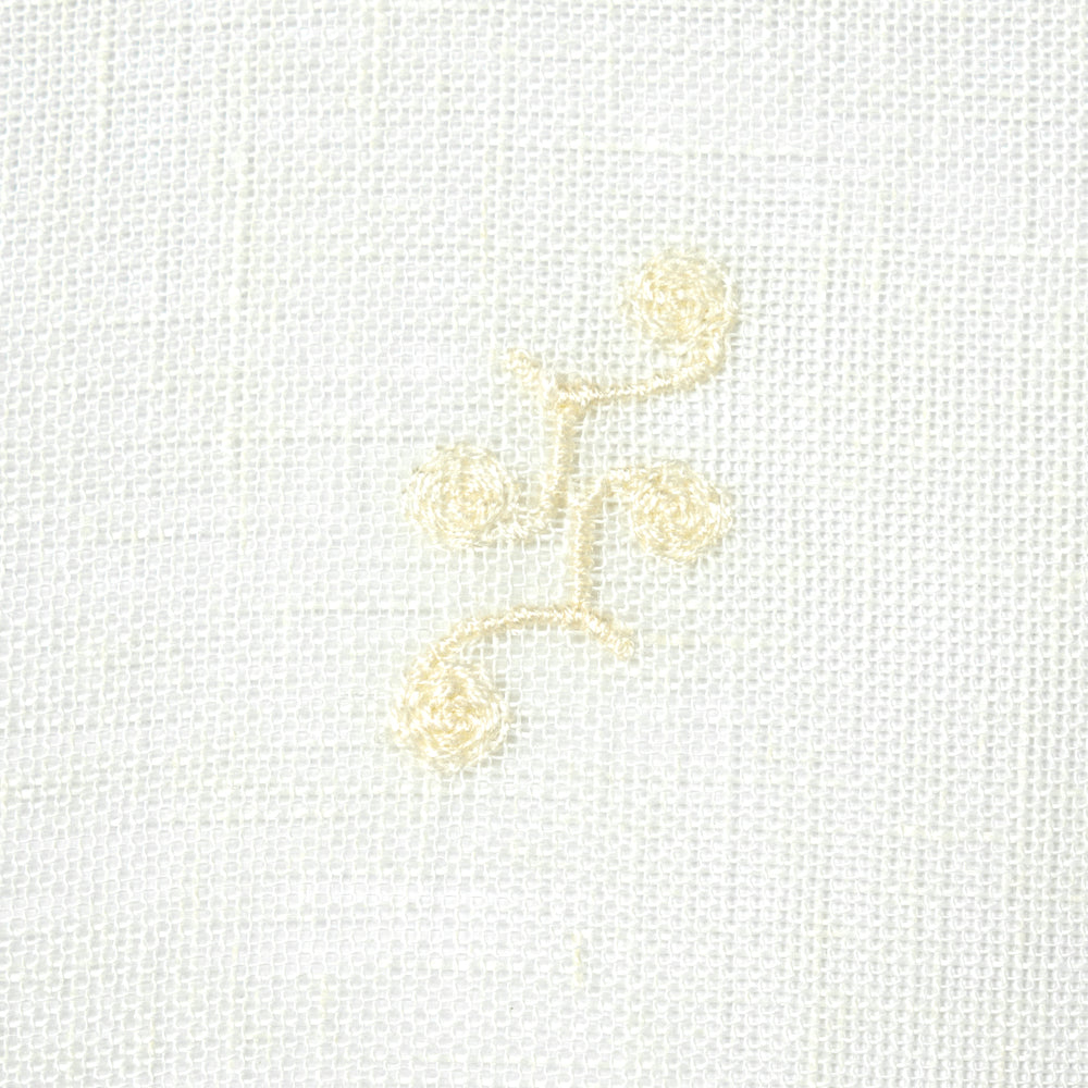 VALE EMBROIDERED SHEER | Ivory