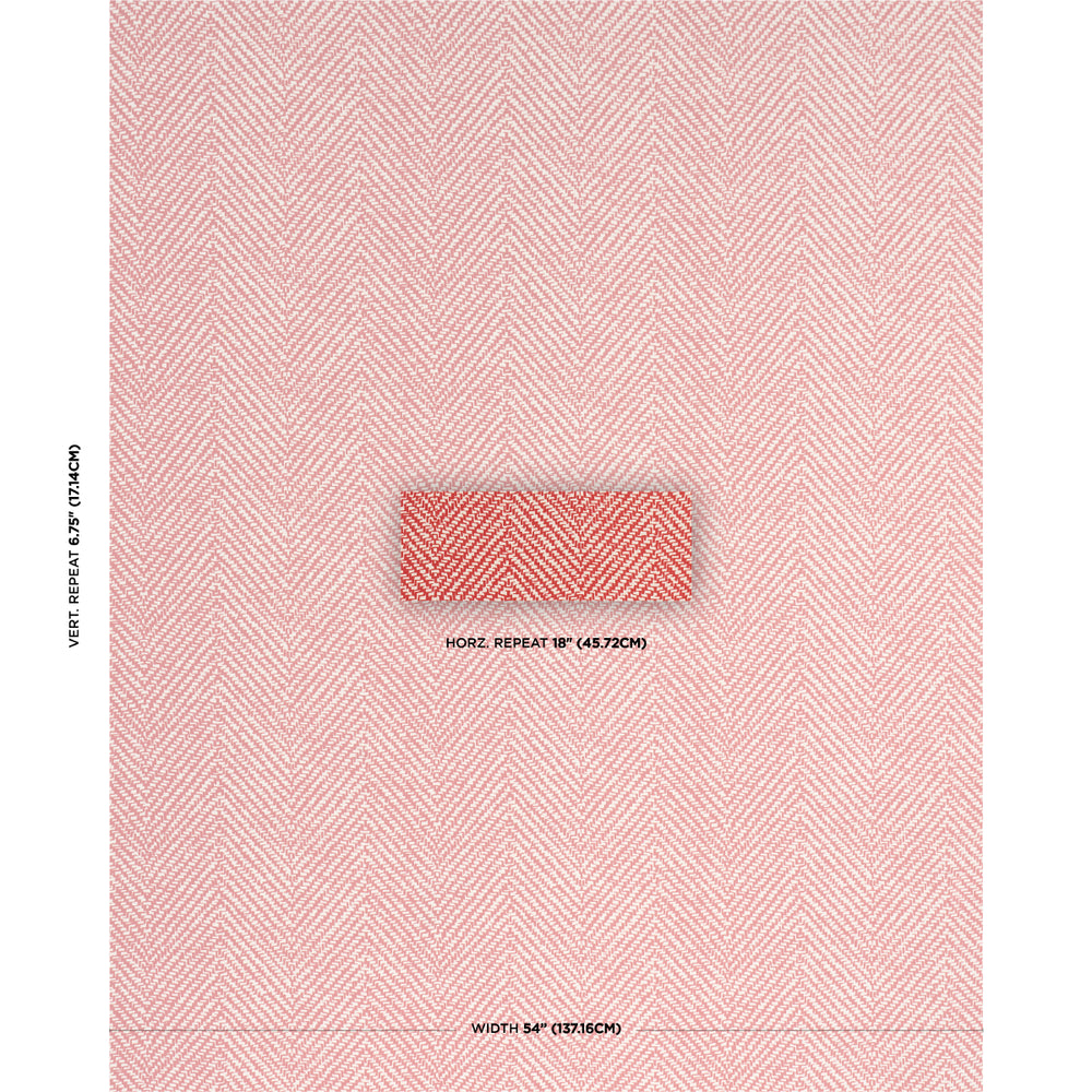 CHEVRON D'ETE INDOOR/OUTDOOR | Coral