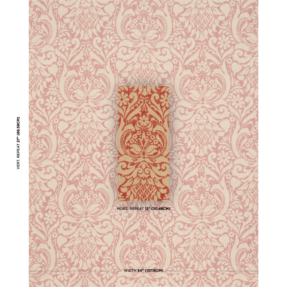VALENCAY DAMASK | Terracotta
