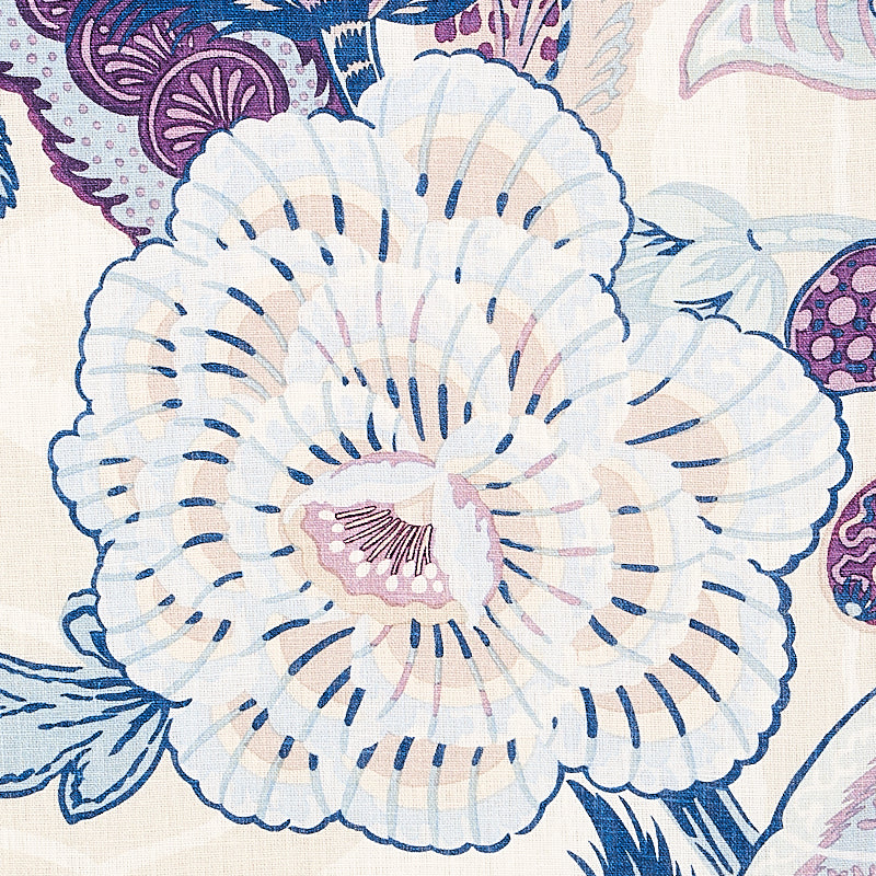 ZANZIBAR LINEN PRINT | Hyacinth