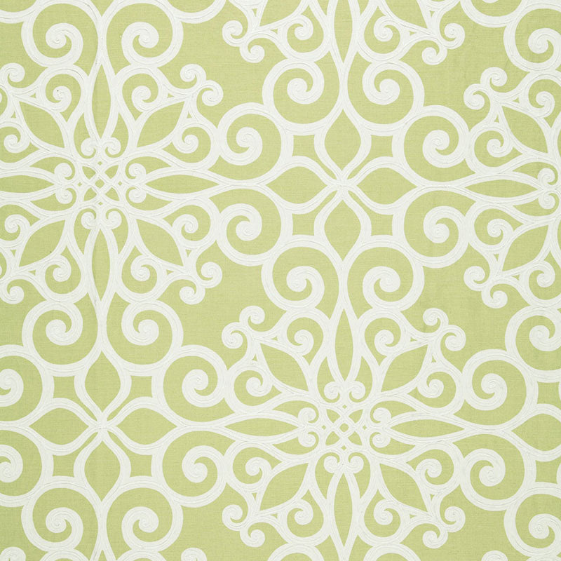 Rosegate Embroidered Print | Chartreuse