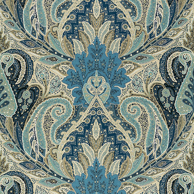 CAMBAY PAISLEY PRINT | Azure