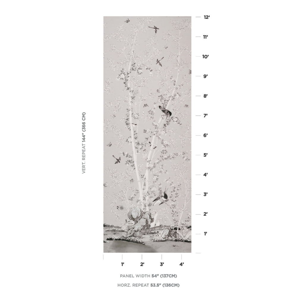 BRIGHTON PAVILION PANEL | Black & White