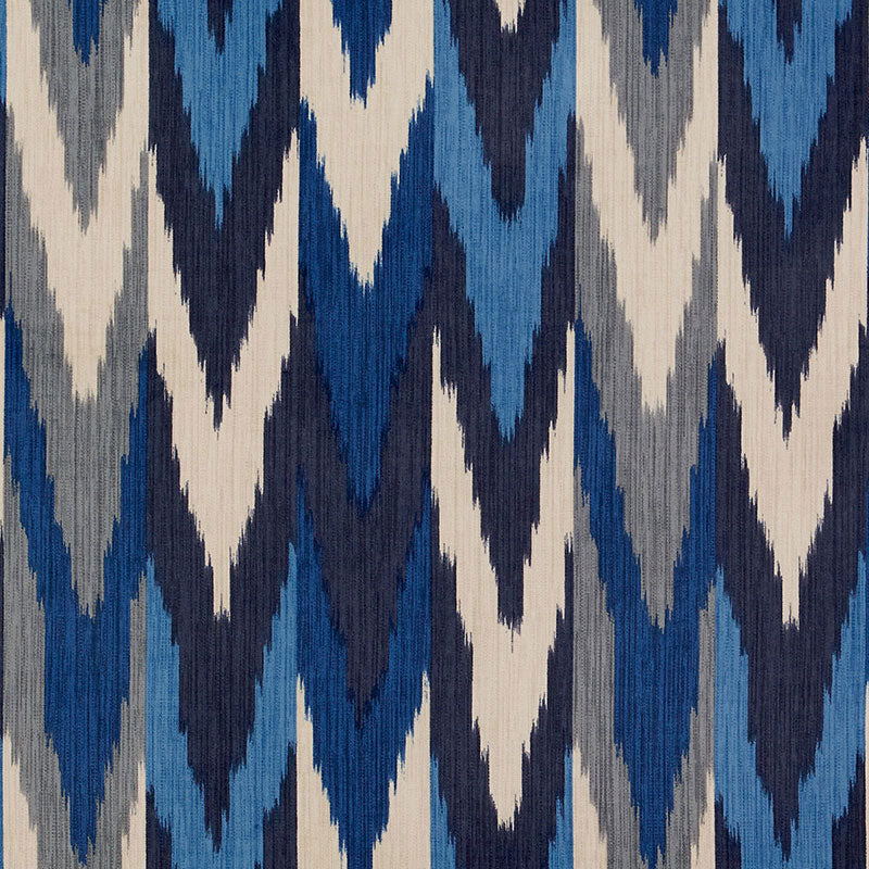 KASHGAR VELVET IKAT | Indigo & Slate