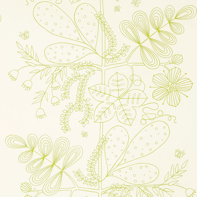 Blommen Print | Lime