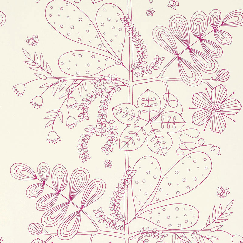 Blommen Print | Fuchsia