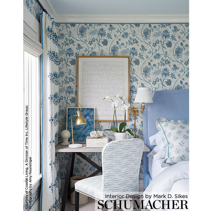 Chinoiserie Vine | Cobalt