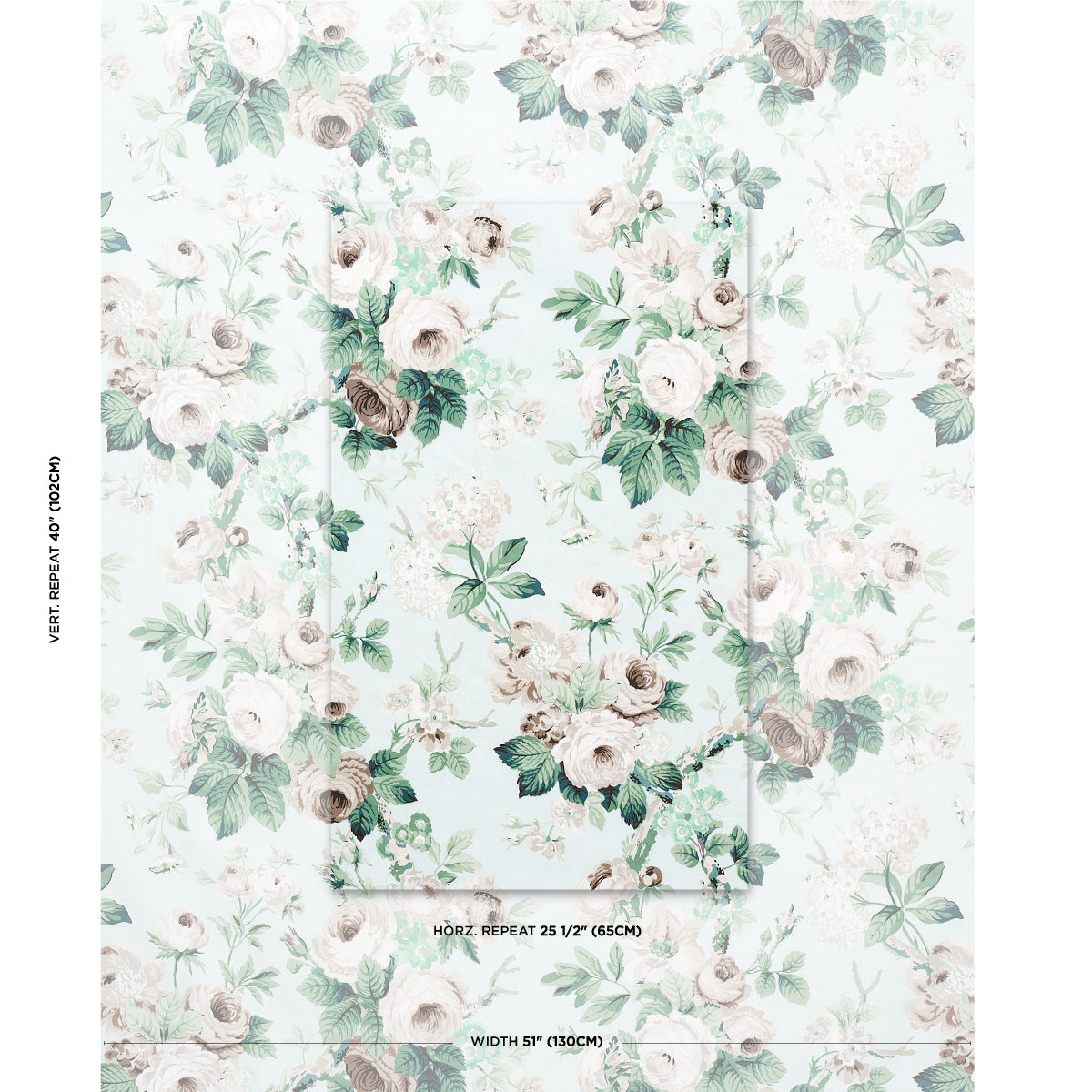 NANCY FLORAL | SEAFOAM