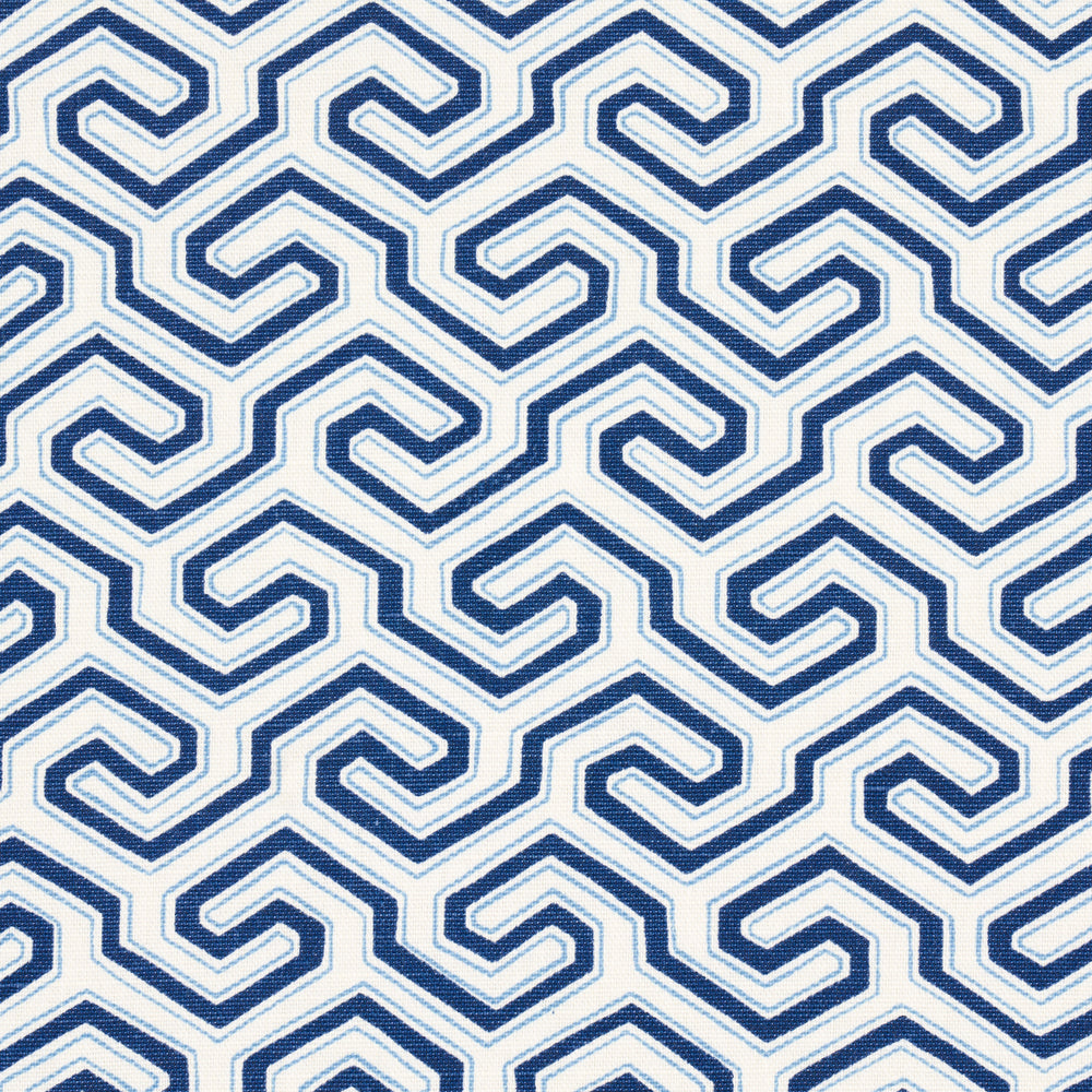 MING FRET PRINT | Blue