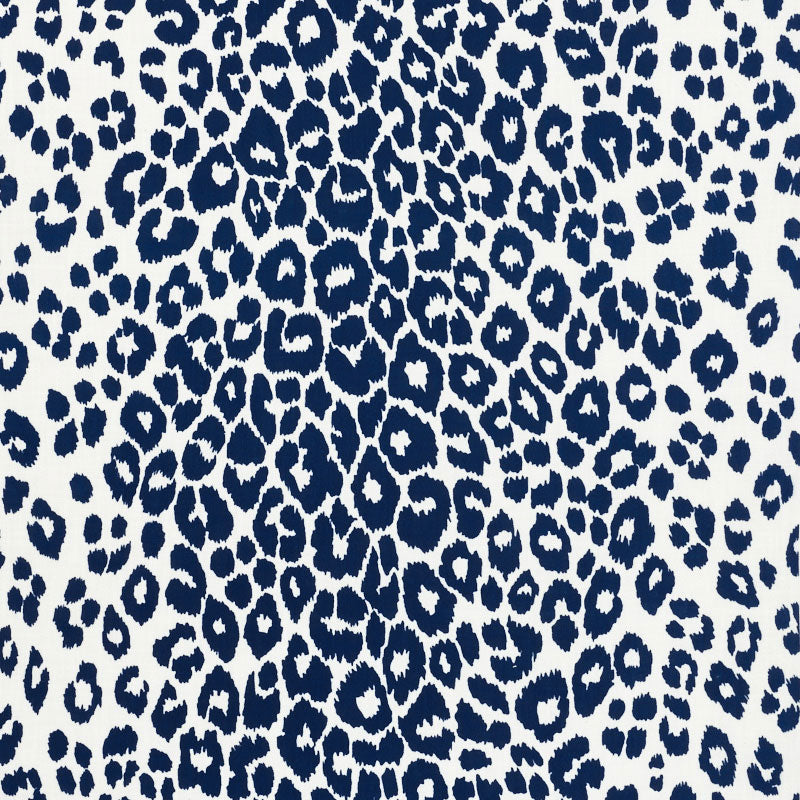 ICONIC LEOPARD INDOOR/OUTDOOR | Navy