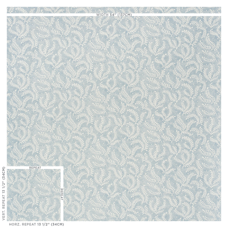 ETCHED FERN | BLUE