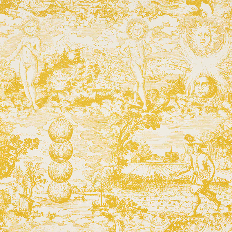 MODERN TOILE | Yellow