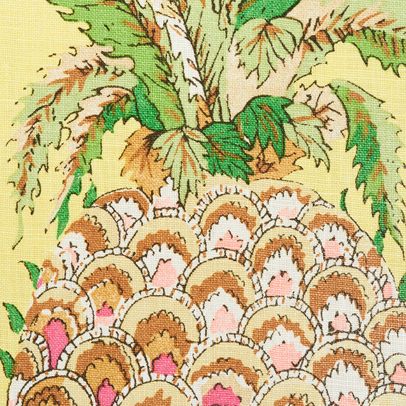 PINEAPPLES CHINTZ | YELLOW