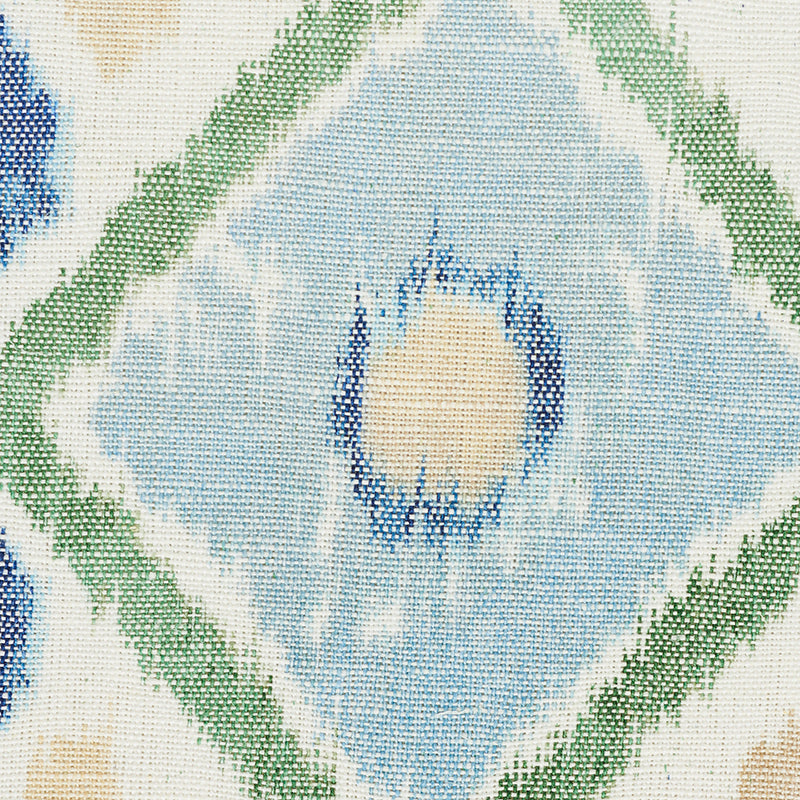 ELIZIA IKAT | Green & Blue