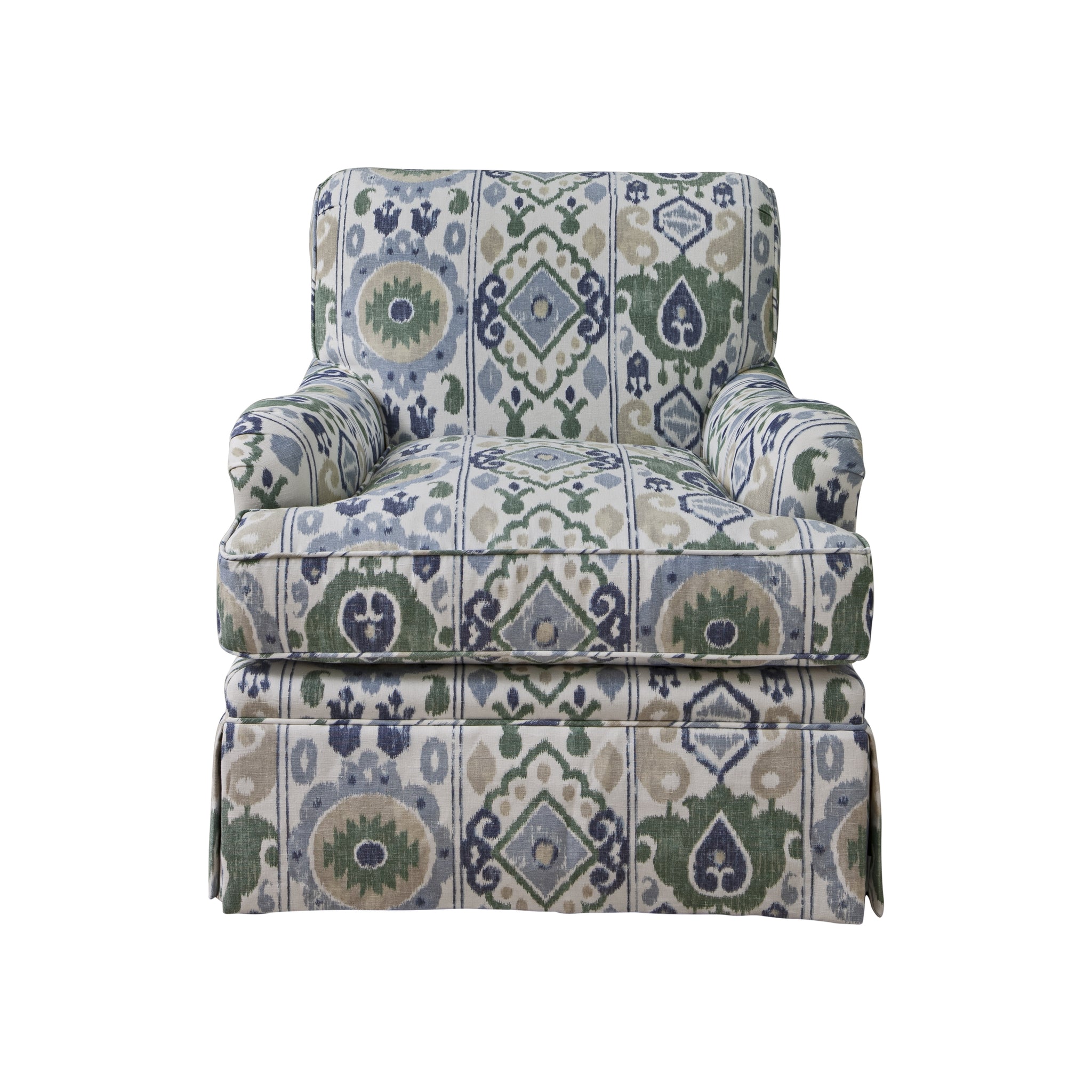 ELIZIA IKAT | Green & Blue