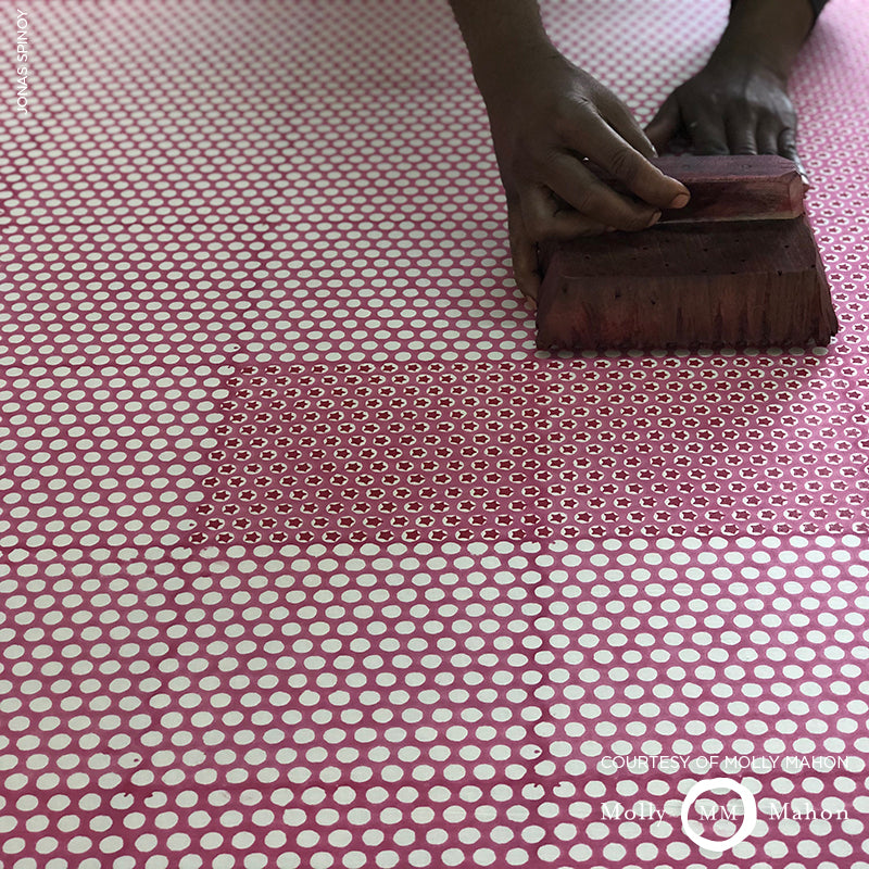 TUK TUK HAND BLOCK PRINT | Pink