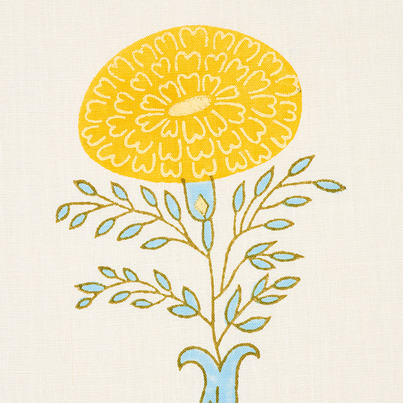 MARIGOLD HAND BLOCK PRINT | Yellow