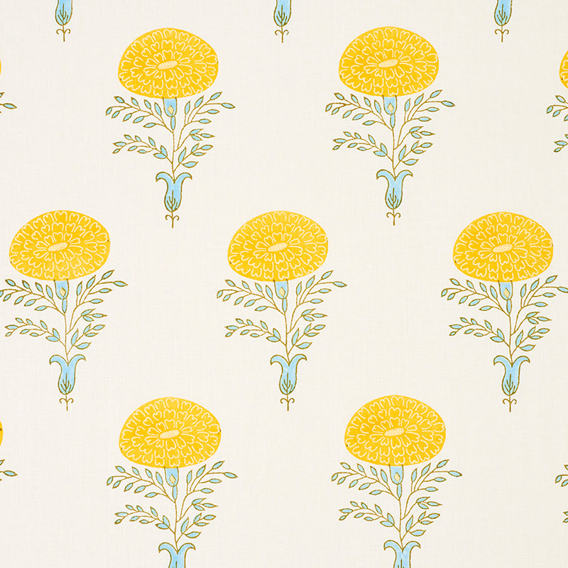 MARIGOLD HAND BLOCK PRINT | Yellow