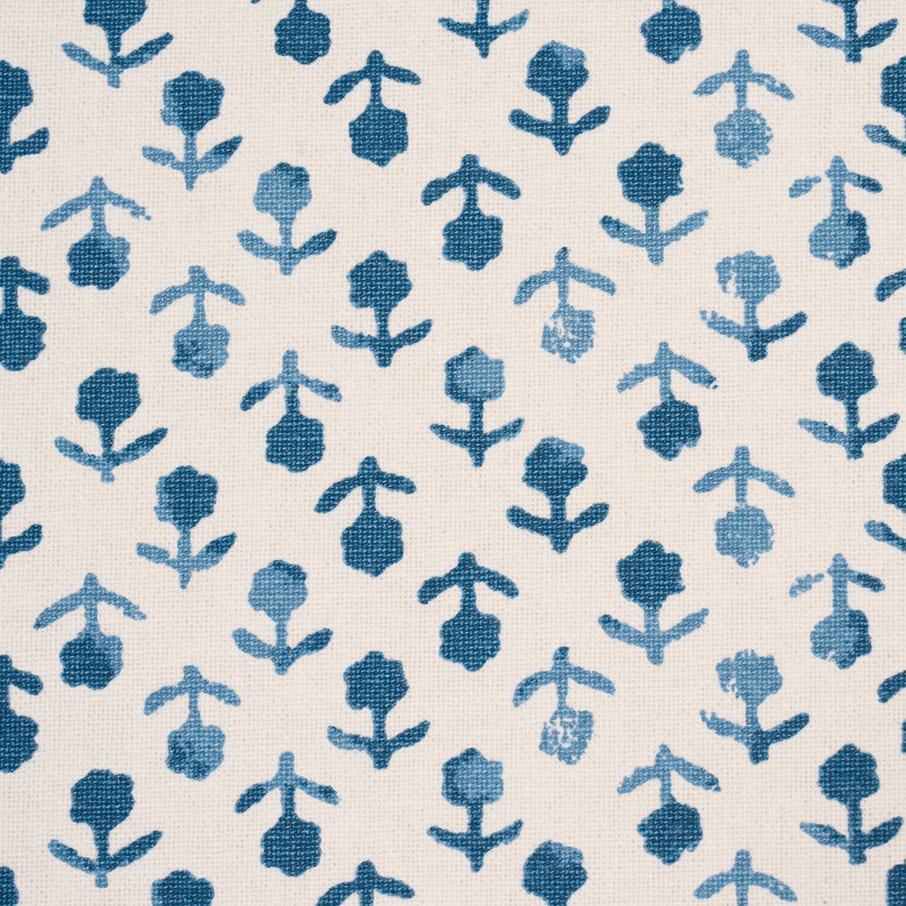 BEATRIZ HANDPRINT | Cobalt
