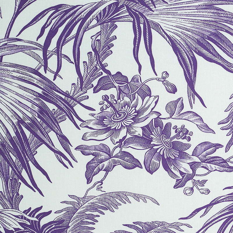 TOILE TROPIQUE | Purple