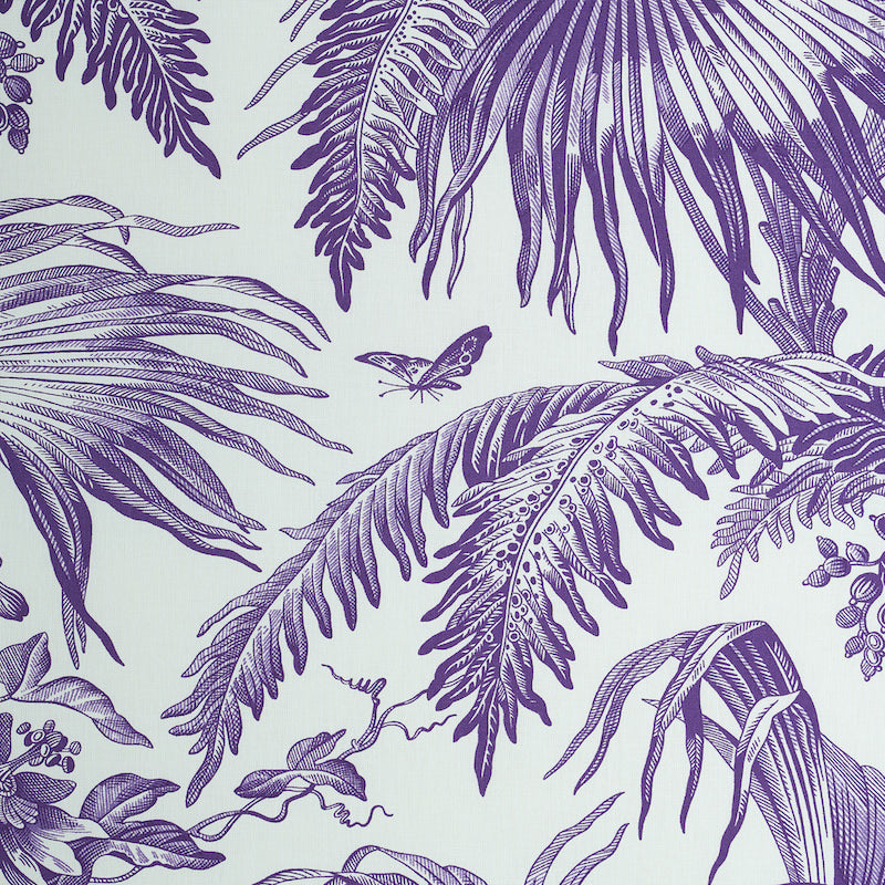 TOILE TROPIQUE | Purple