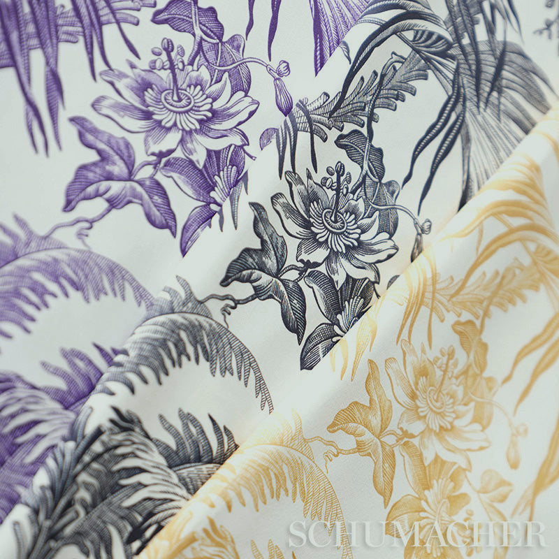 TOILE TROPIQUE | Purple