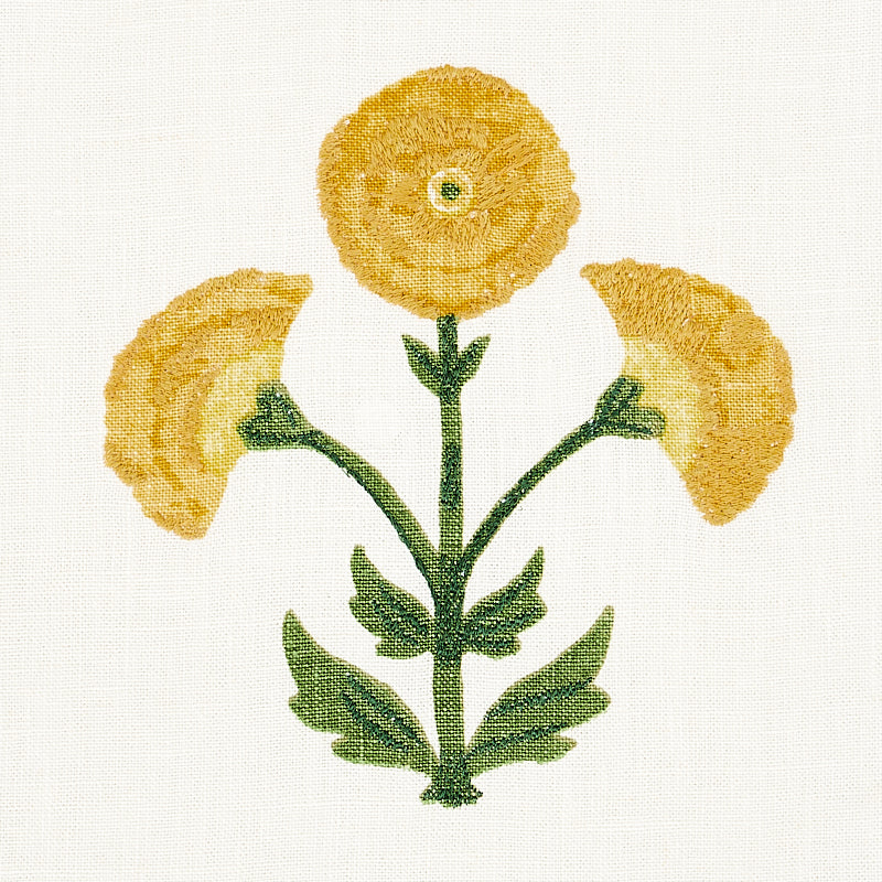 Saranda Flower Embroidery | Marigold