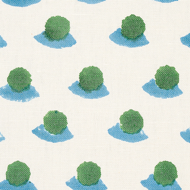 BERRY HAND BLOCK PRINT | Grass & Sky