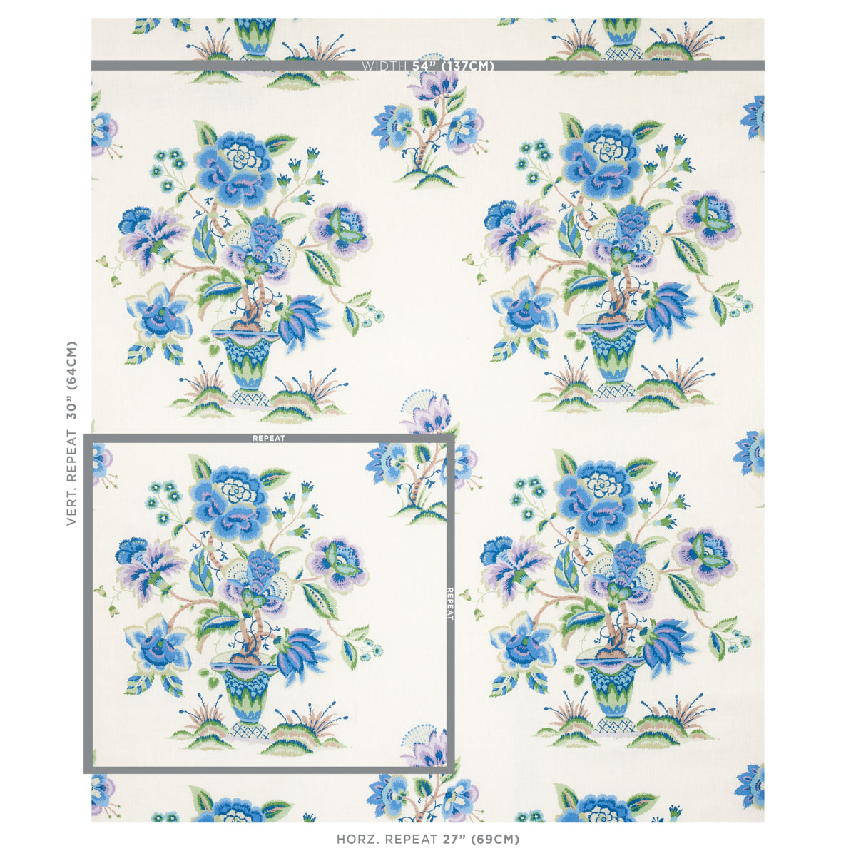 ASHFORD LINEN | Cornflower And Lilac