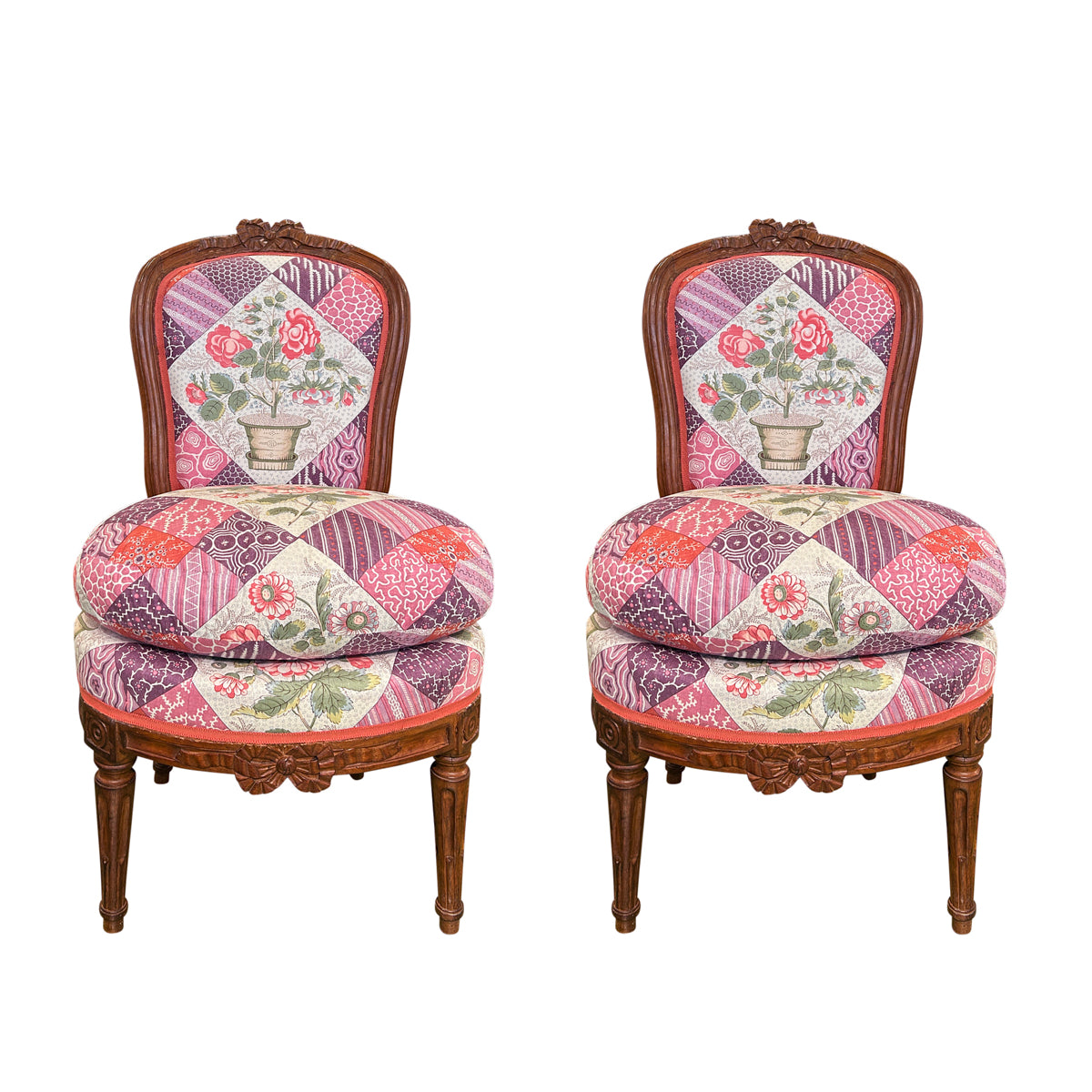 CALDWELL PATCHWORK CHINTZ | Fuchsia And Plum