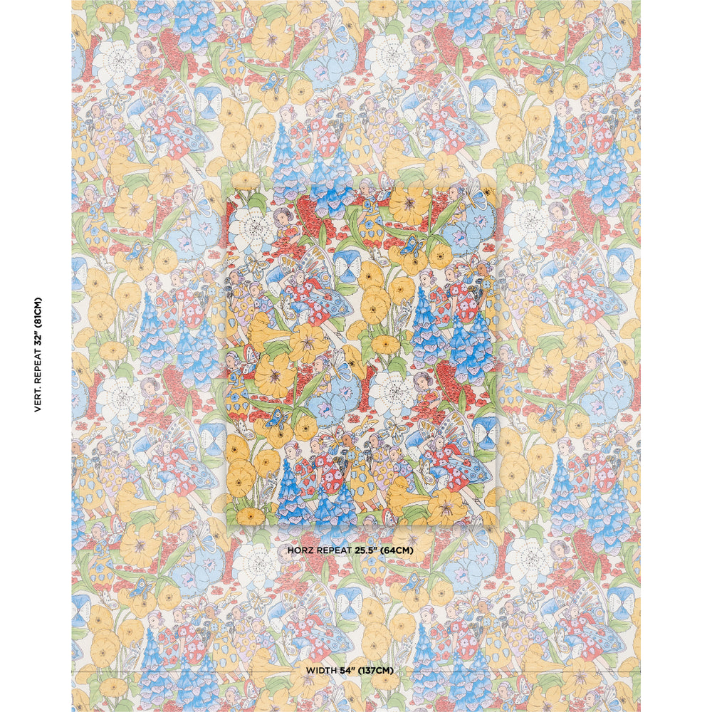 FAIRIE GARDEN | Yellow And Ivory