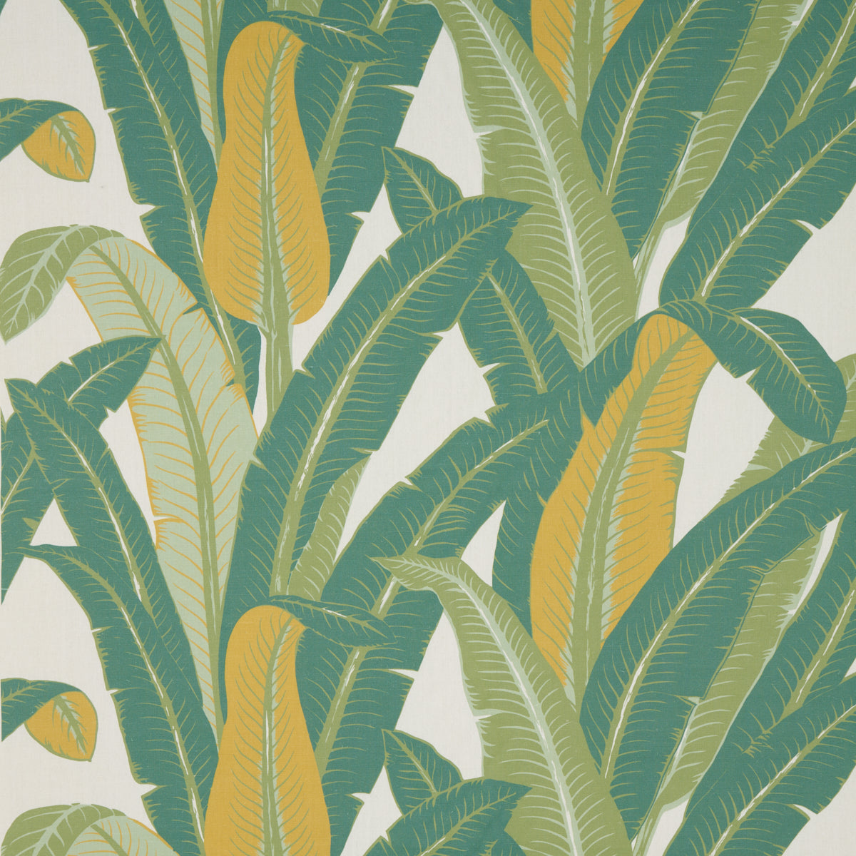 TROPICAL ISLE | GREEN ON IVORY