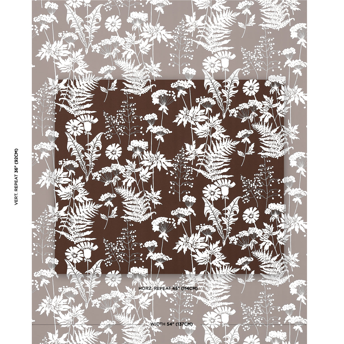 SPRING FLORAL INDOOR/OUTDOOR | Brown