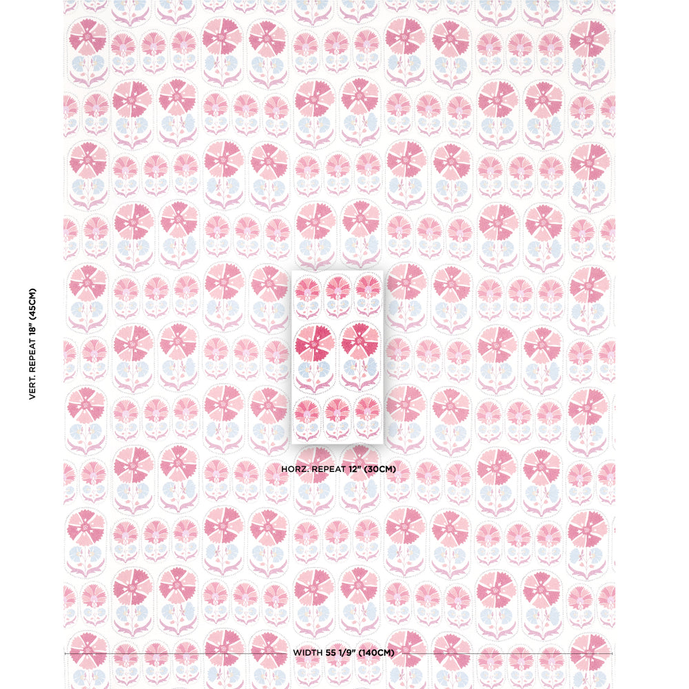 ANJUNA FLORAL LINEN PRINT | Mulberry