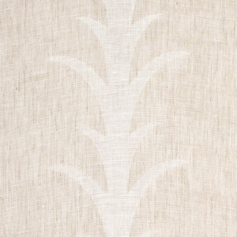 ACANTHUS STRIPE SHEER | TAUPE