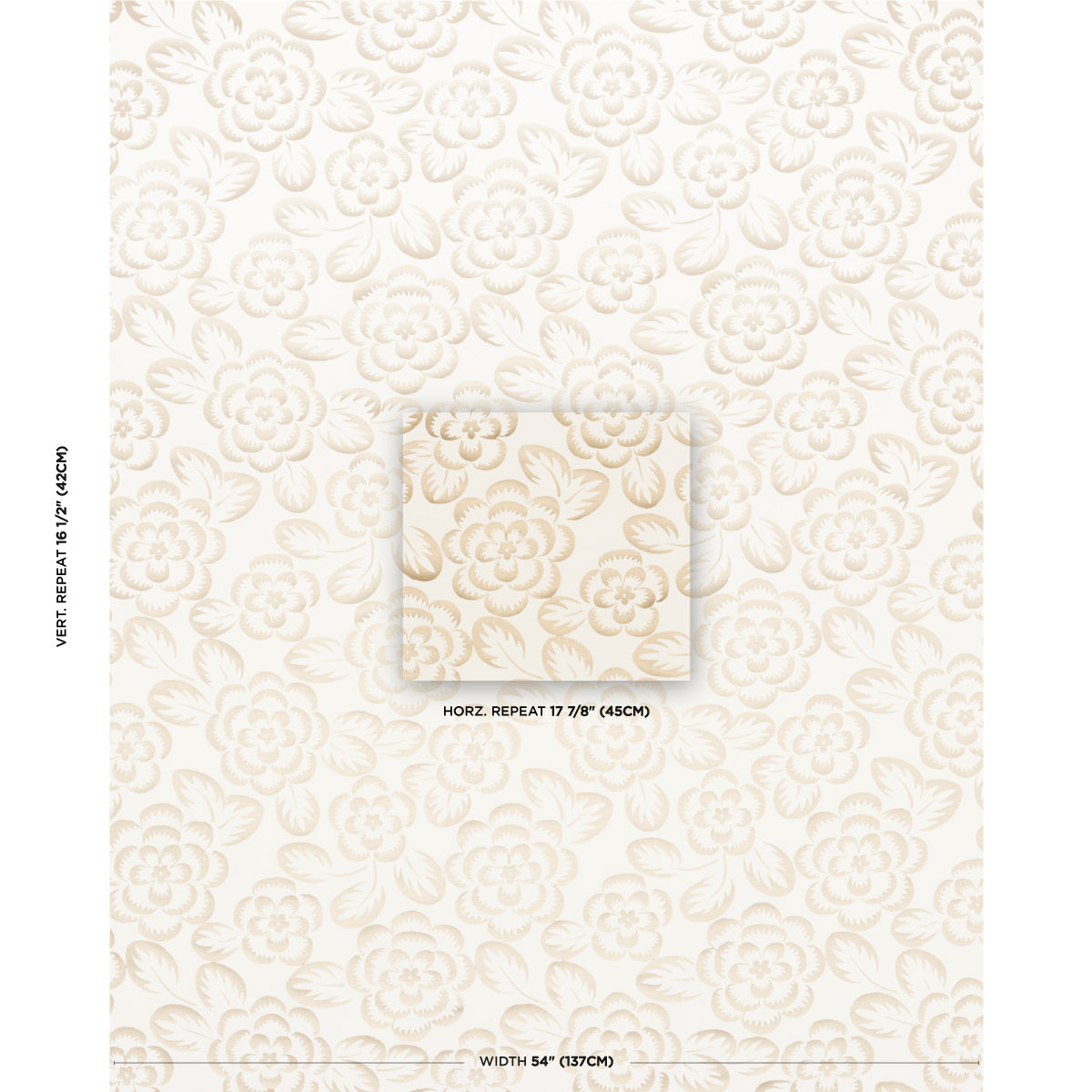 ANGELICA FLORAL | Champagne & Ivory