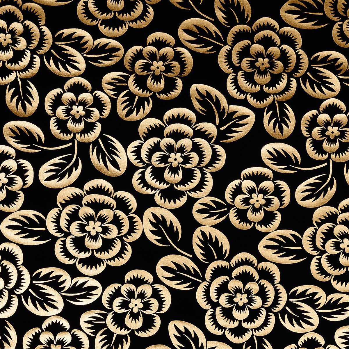 ANGELICA FLORAL | GOLD & NOIR