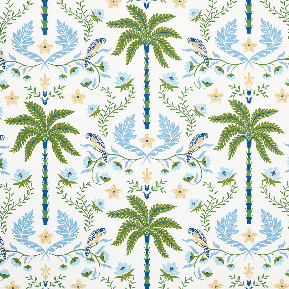 ISLAND PALM INDOOR/OUTDOOR | Blue & Green