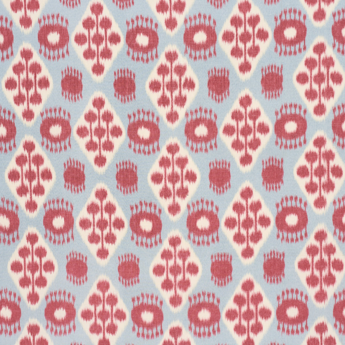 HAMILTON IKAT | SKY AND CHERRY