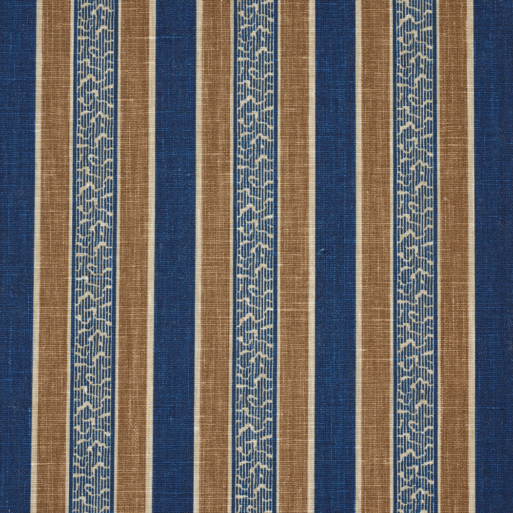 AUGUSTE STRIPE | Marine & Cognac