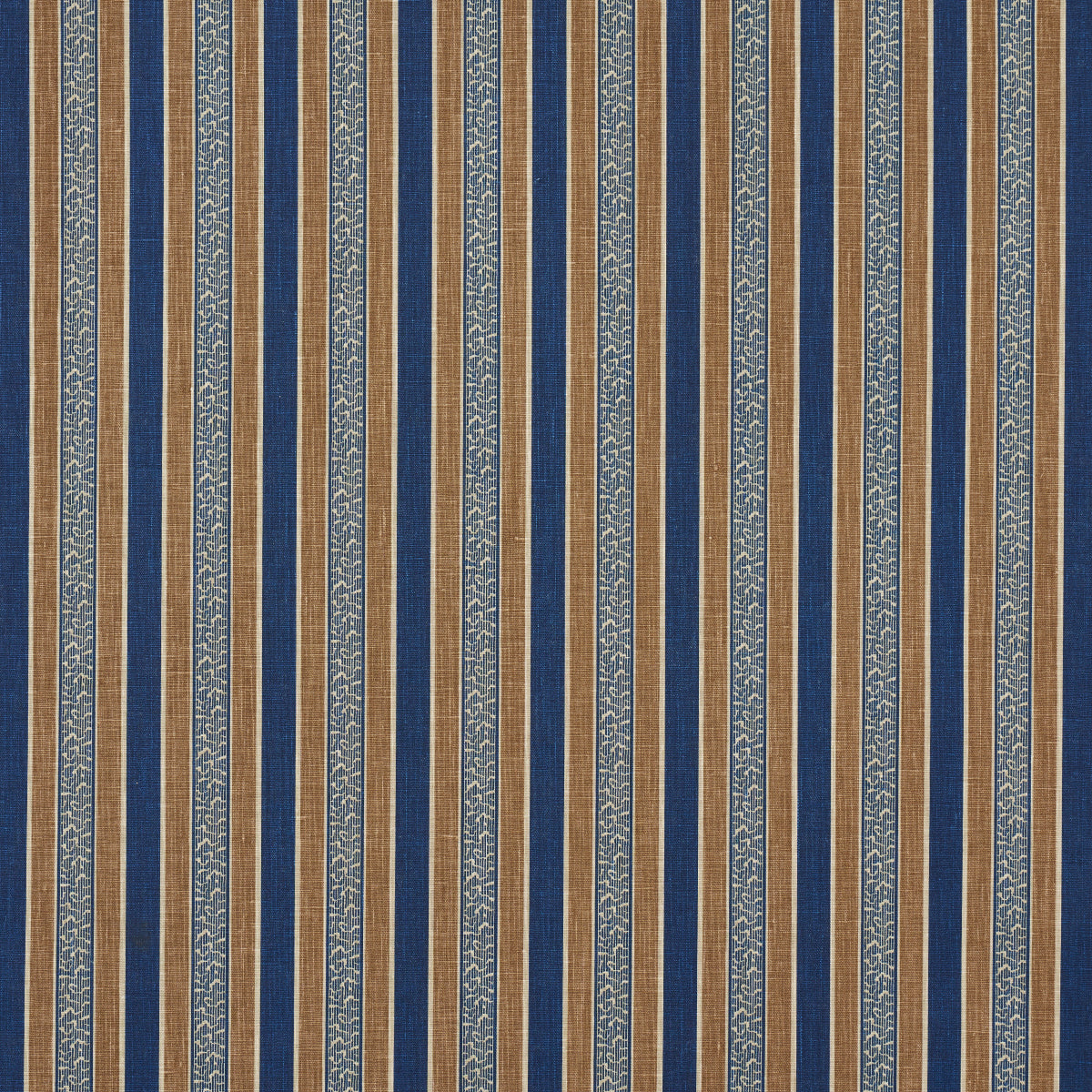 AUGUSTE STRIPE | Marine & Cognac