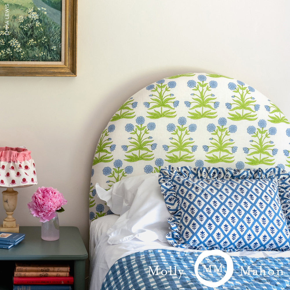 Mughal Hand Block Print | Sky Pistachio