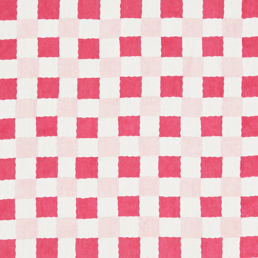 Chequer Hand Block Print | Pinks
