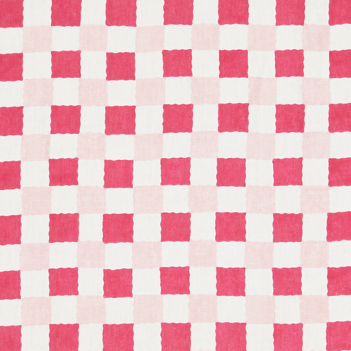 CHEQUER HAND BLOCK PRINT | Pinks