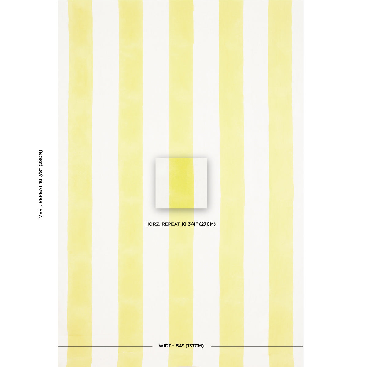 WIDE HAND BLOCK STRIPE | Yellow