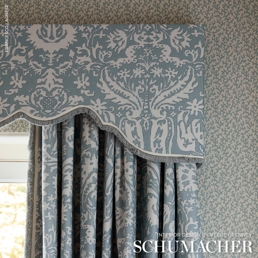 SUFFOLK DAMASK | Blue