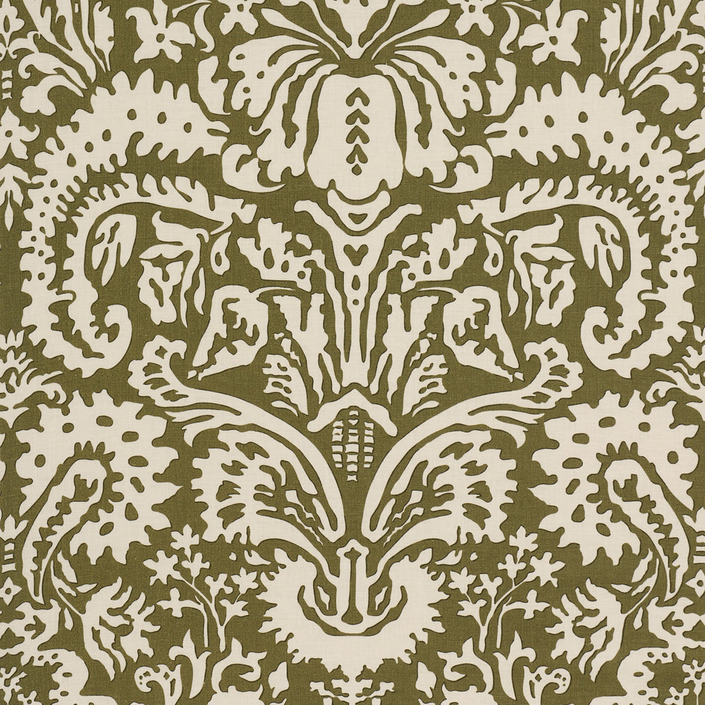 SUFFOLK DAMASK | Olive