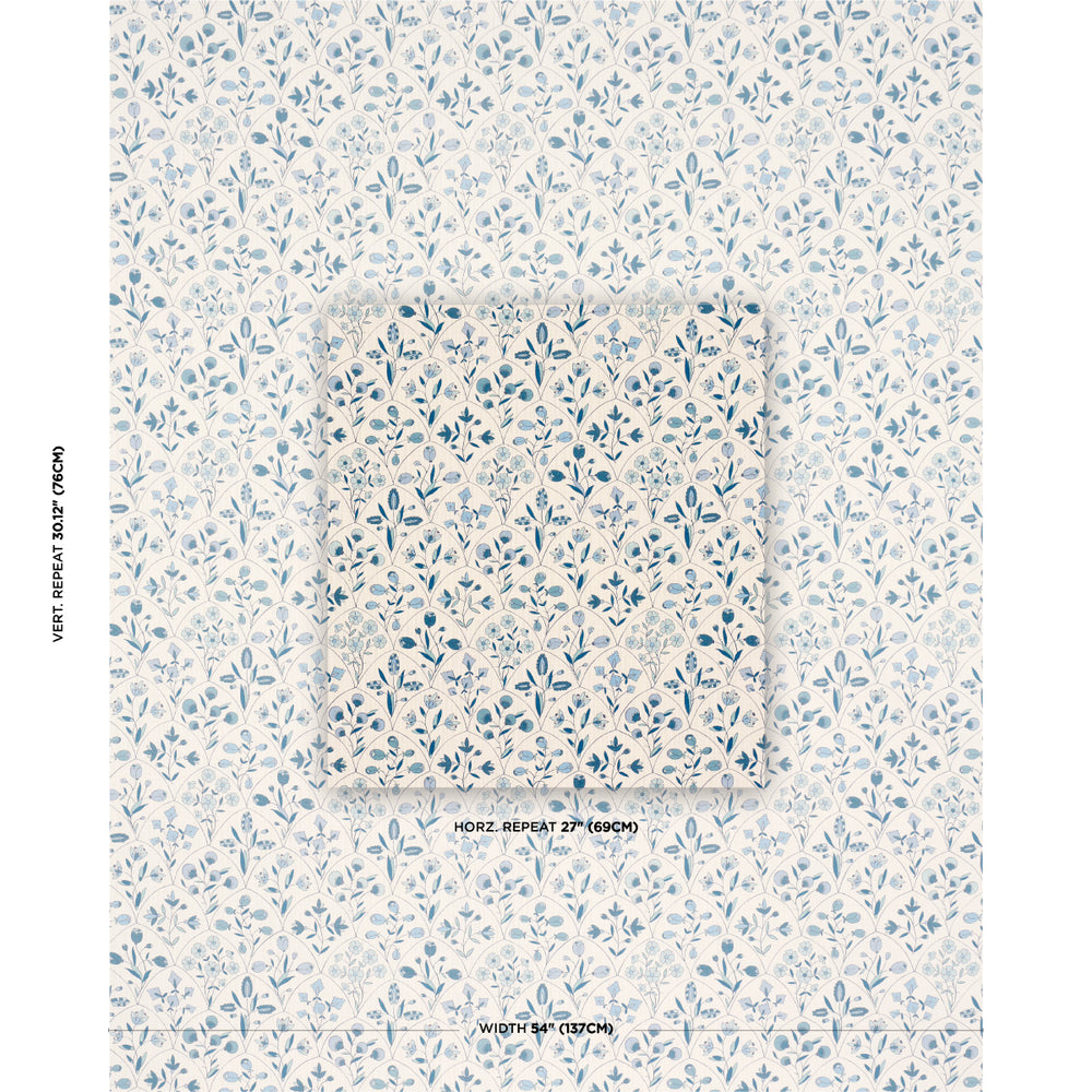 FRANCES FLORAL INDOOR/OUTDOOR | Blues