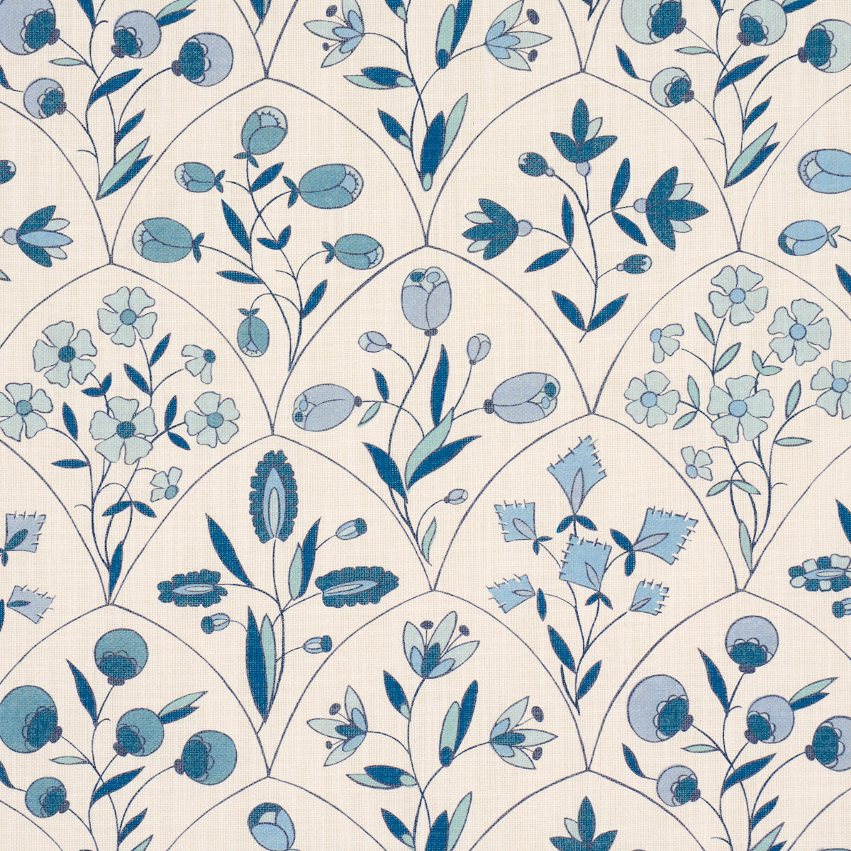 FRANCES FLORAL INDOOR/OUTDOOR | Blues